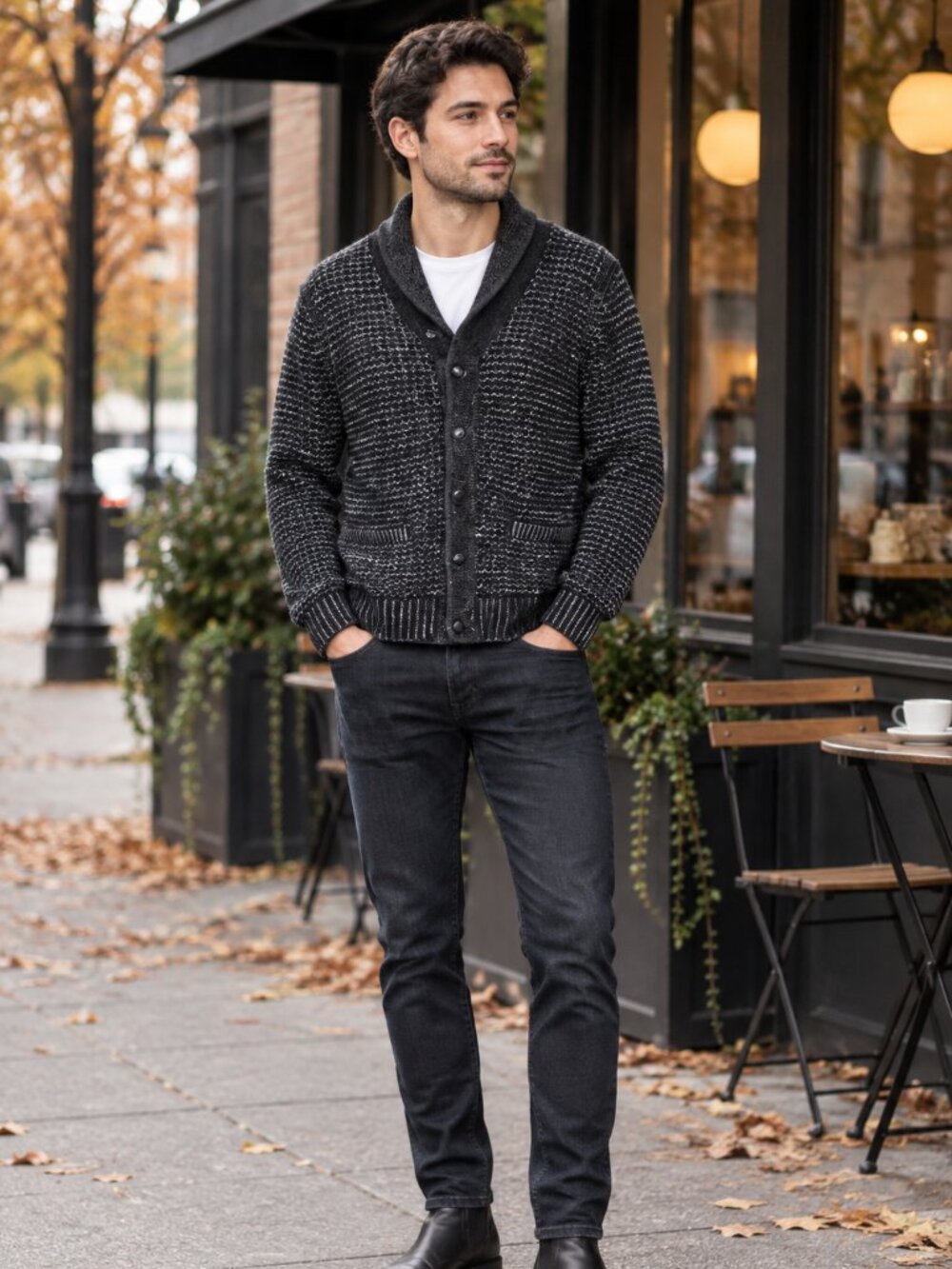 Rag & Bone x Neiman Marcus for Target Men’s Wool-Blend Cardigan Size M